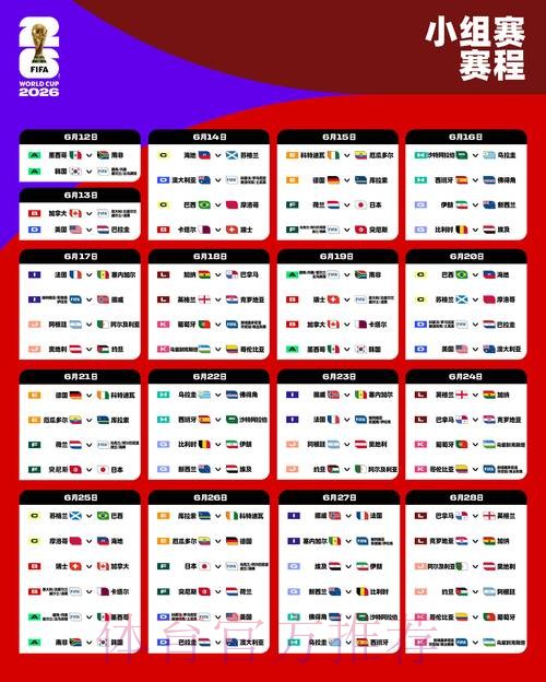 2026世界杯完整赛程规则 2026世界杯完整赛程规则