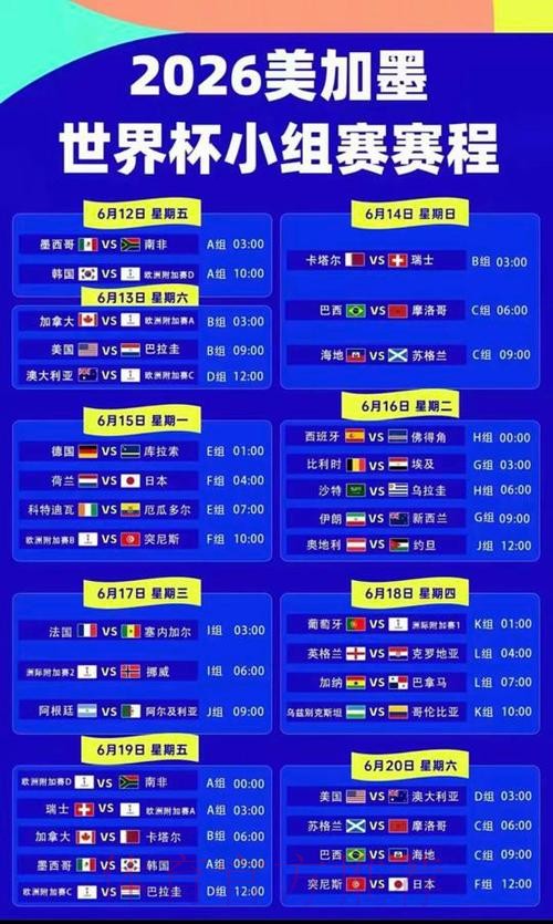 2026美加墨世界杯实时比分在哪里看